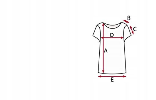 Kobieca Bluzka Z Uroczym Nadrukiem 50/52 5xl/6xl