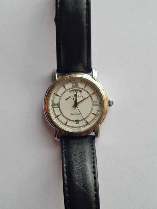 Relógio Maurice Lacroix automático em aço e ouro