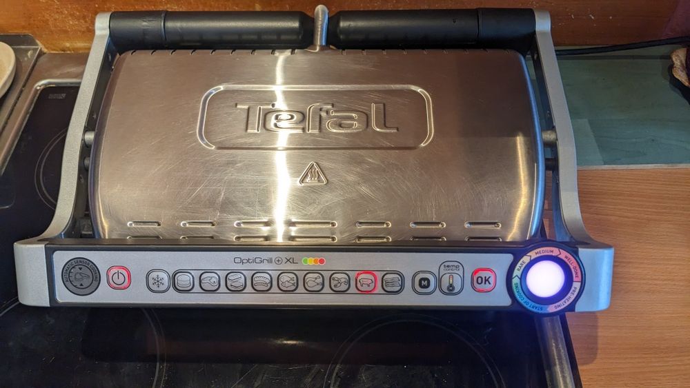 Гриль Tefal OptiGrill+ XL. Робочий, у рідній коробці