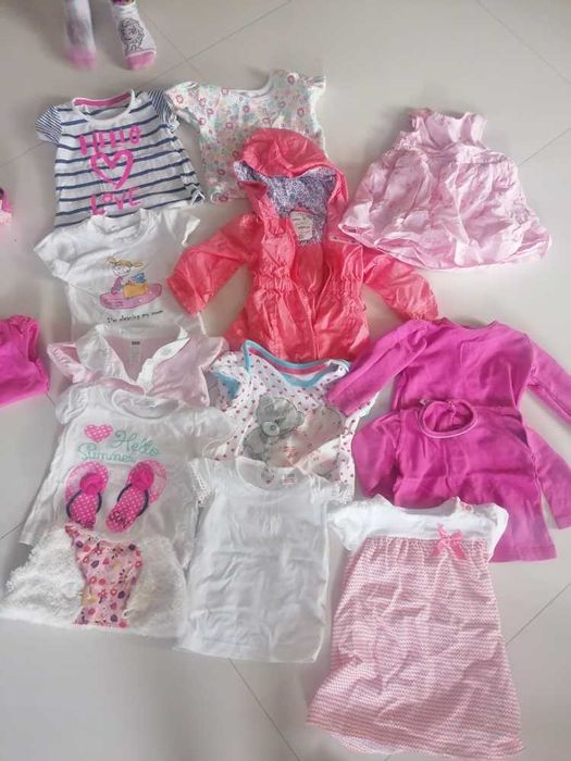 Paka ubrań dziewczynka 62-68