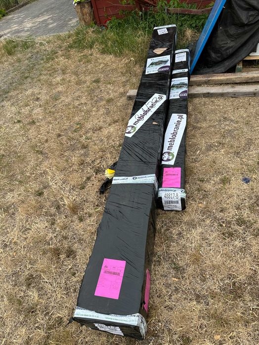 Biała Aluminiowa pergola z zasłonami na taras Kirn
