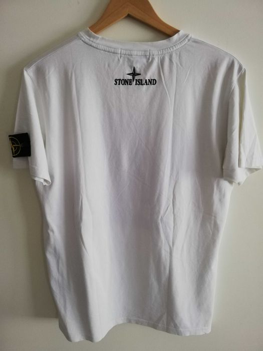 t-shirt M 38 biała koszulka 68-15 M 38 stone