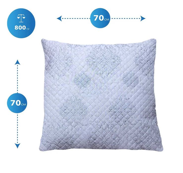 Подушка Кант Гіпоалергенна 40х40 45х45 50х70 70х70 60х60 50х50 якість