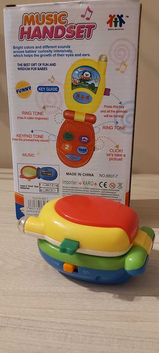 Zabawka interaktywna - Telefon edukacyjny
