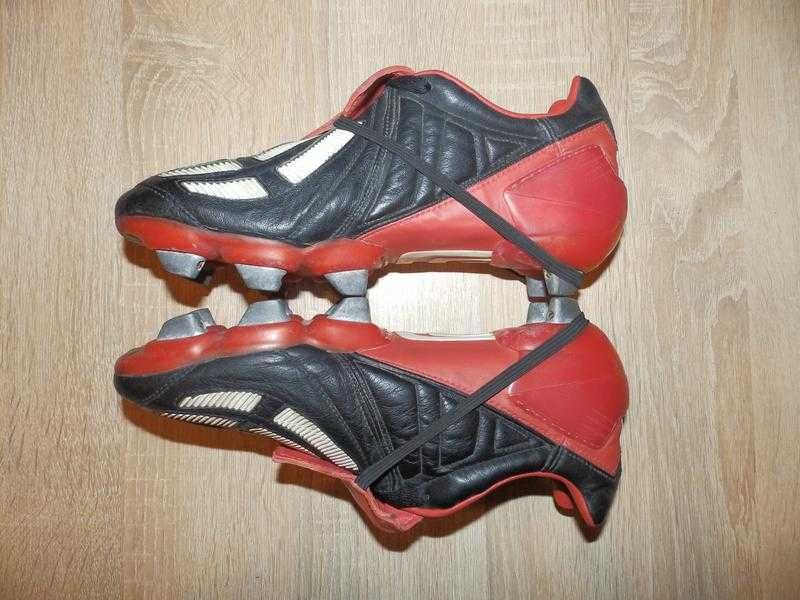 Бутсы adidas predator mania xtrx sg black red 676748 leather размер 39