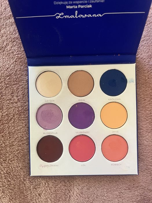 Paleta Cieni glamshop Ulubieńcy kolorowa bez lusterka