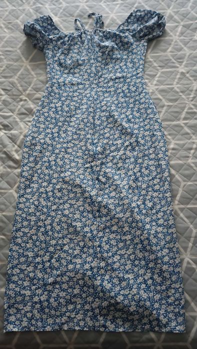 Vestido azul floral SheIn XS