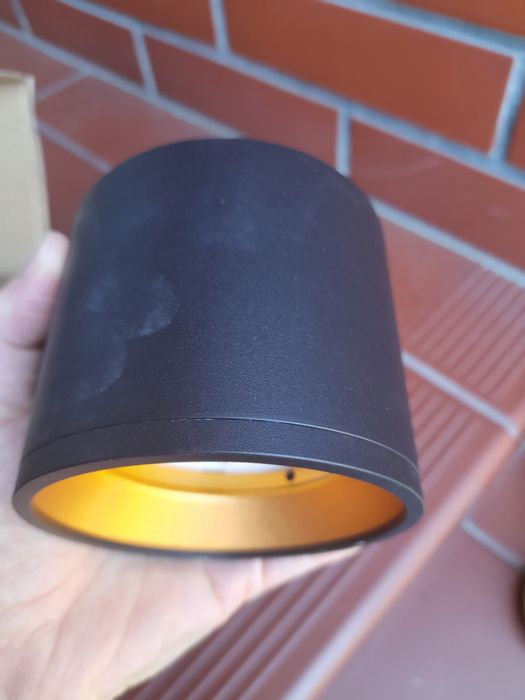 Oprawa natynkowa czarna 4 szt