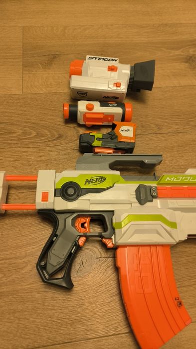 NERF Modulus Blaster ECS 10, Hasbro, wersja rozbudowana