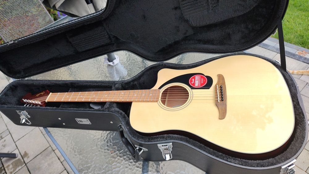 NOWA Fender California Standard Redondo CE NAT gitara elektroakustyczna CASE superwygodny instrument !!