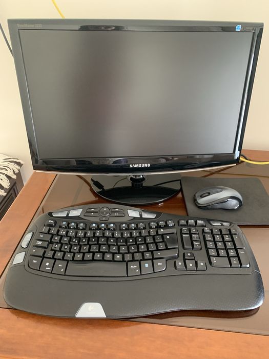 Pc + Monitor Samsung SyncMaster + rato e teclado logitech cordless w