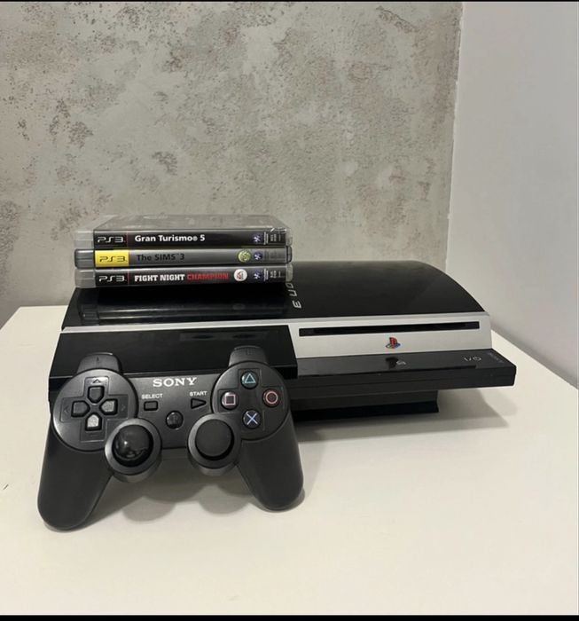 Sony Konsola do gier PS3 PlayStation 3 Fat klasyk retro rare gry gra Ps Vintage