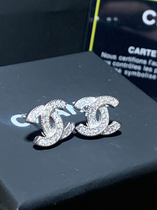 Сережки CHANEL  / Серьги Шанель Срібло 925