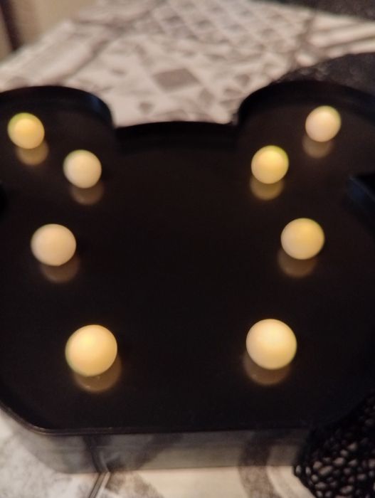 Lampka myszka Miki na baterie