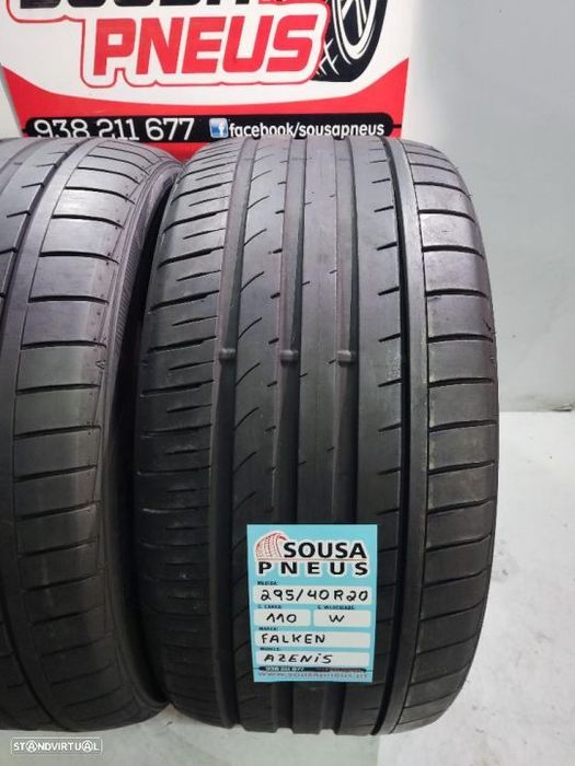 2 pneus como novos 295-40r20 falken - oferta dos portes