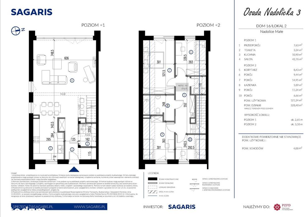 5-pokojowy dom 121m2 Bezpośrednio