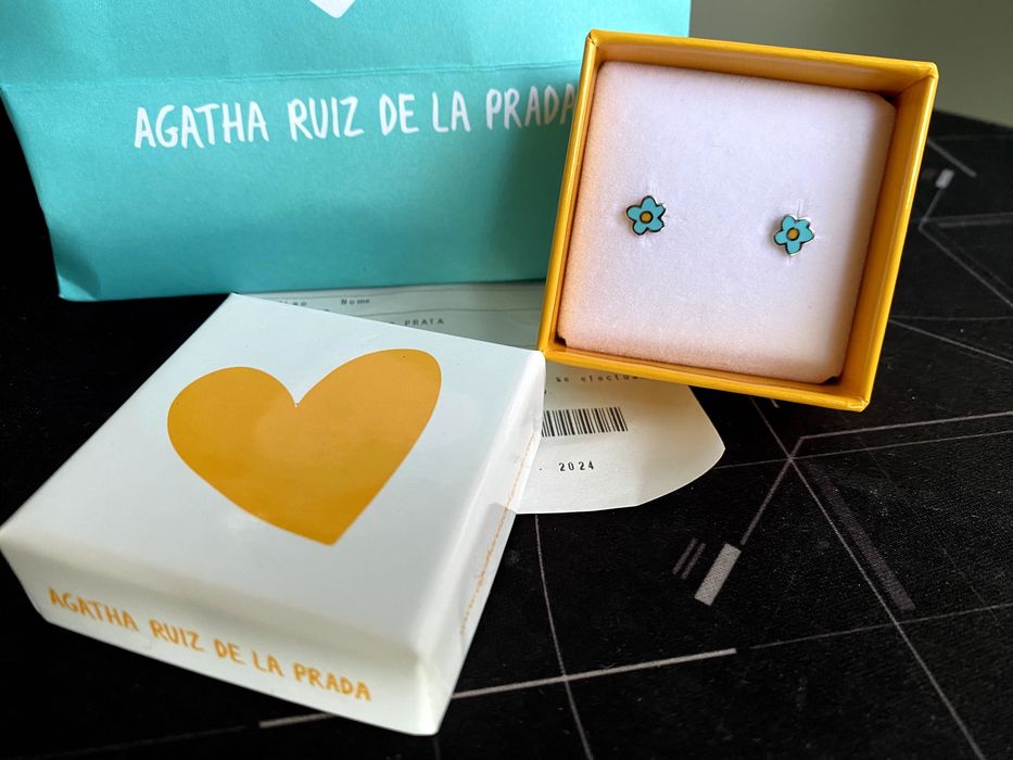 Brincos em Prata de lei 925, novos (nunca usados)