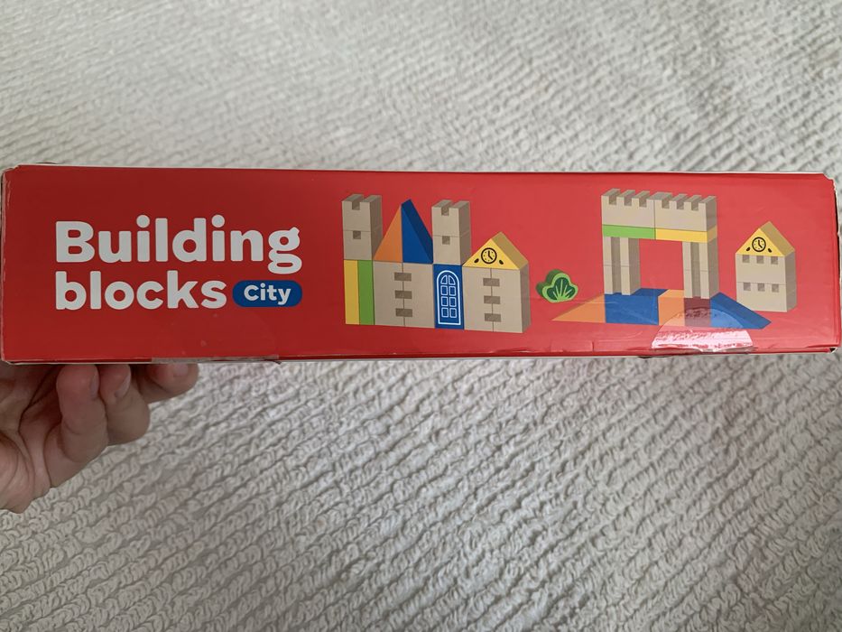 Конструктор деревʼяне місто (монтессорі)