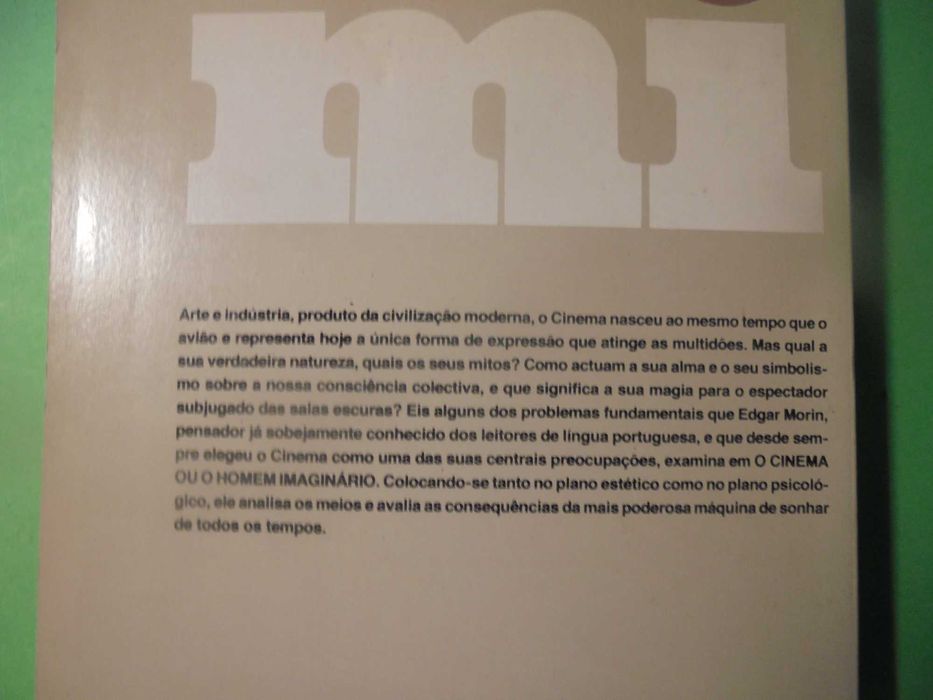 Morin (Edgar);O Cinema ou o Homem Imaginário-Ensaio de Antropologia