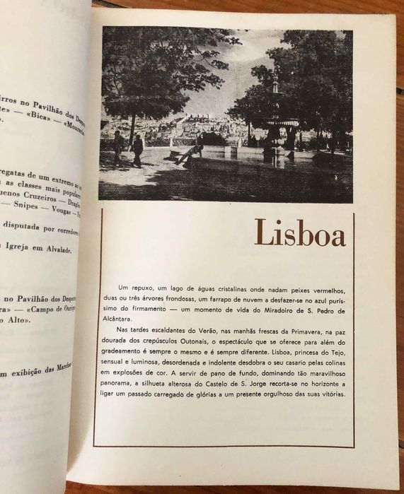 Livro das Festas de Lisboa 1955 muito raro