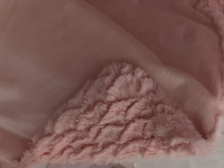 Colcha / Manta  pelo rosa