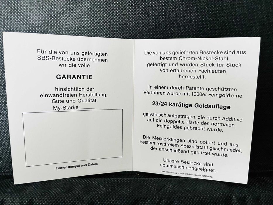 Sztućce Solingen  12 os/70el 23/24