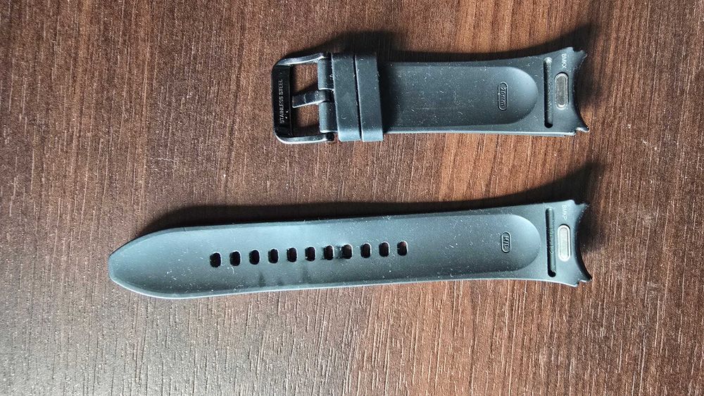 Czarny pasek do zegarka smartwatcha 21mm