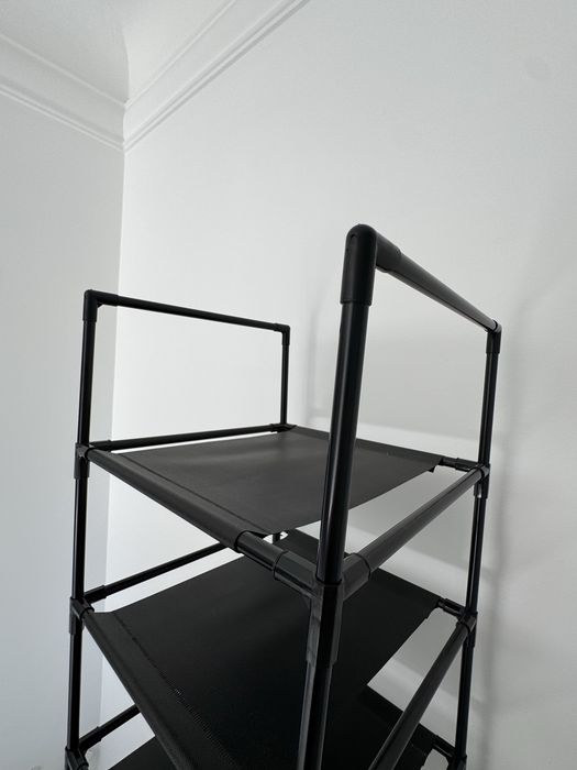 Sapateira Vertical Alta 10 Níveis Preta – Organizador