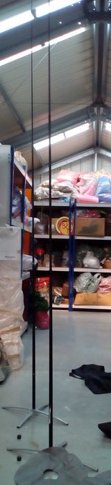 15 Suportes de 6 metros para bandeiras altas