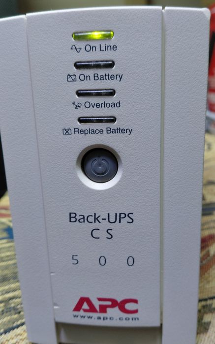 ДБЖ APC Back-UPS CS 500VA (BK500-RS)(без акумулятора)