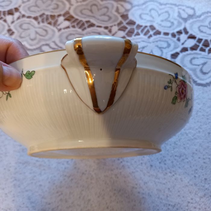 Śliczna waza terynka Limoges porcelanowa