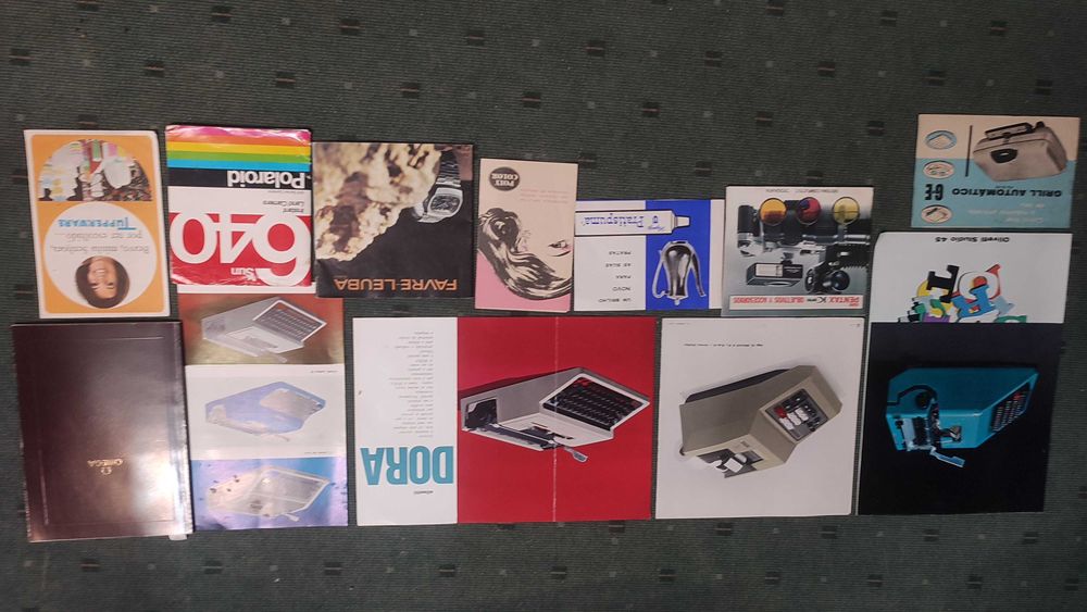 35 Catálogos e folhetos publicitários antigos de marcas diversas