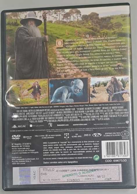 Pack "O Senhor dos Aneis" (Novo e Selado) e Filme " O Hobbit"