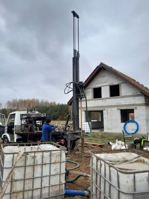 Wiercenie studni.Studnie.Wiercenie studni głębinowych.Olsztynek