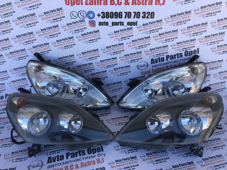 Фара зафира б права ліва zafira b фари