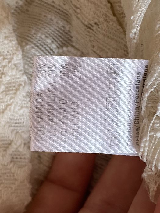 жіноча мереживна біла блузка вінтаж