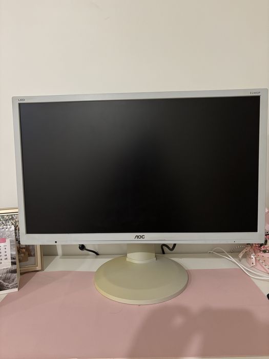 Monitor AOC cinza