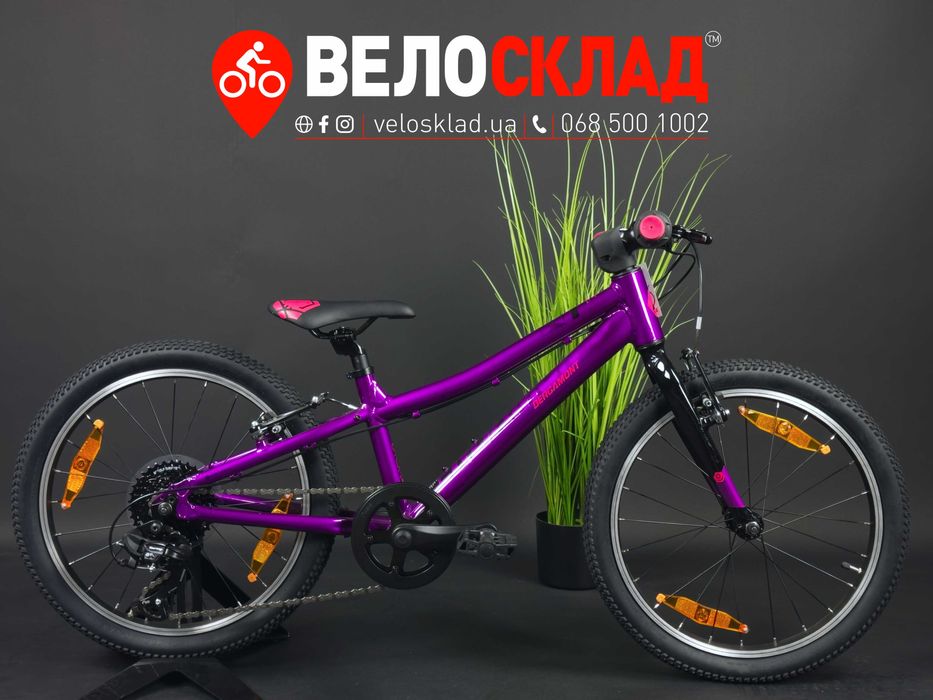 Велосипед дитячий 20" Bergamont Bergamonster Girl фіолетовий