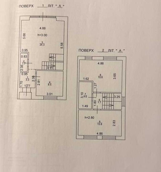 Таунхаус р-н Центрального Парку з початковим ремонтом. Газ.