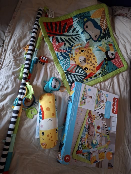 Mata edukacyjna 3 w 1 Las tropikalny Fisher-Price