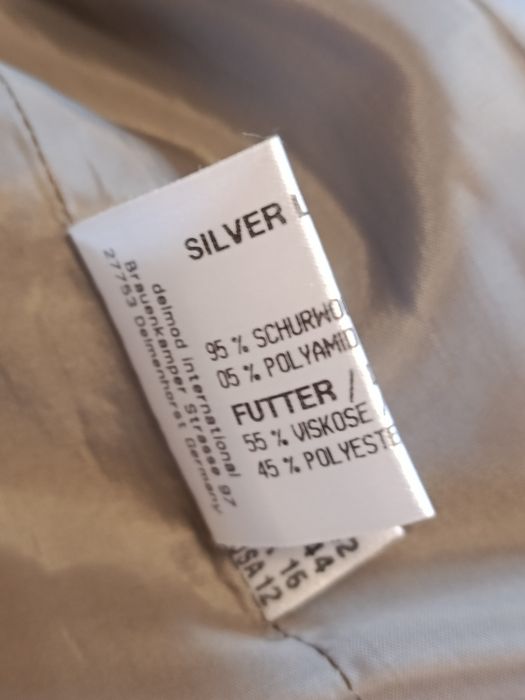 Wełniana ciepła marynarka damska wełna dziewicza schurwolle rozmiar 44