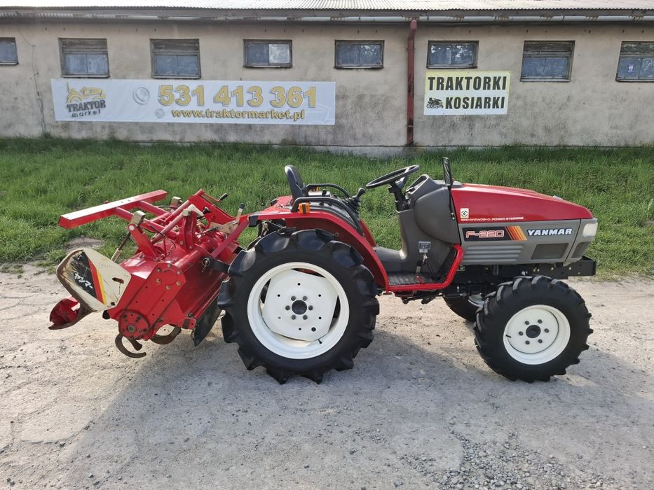 Traktorek japoński 4x4 Yanmar F 220 wspomaganie piękny stan