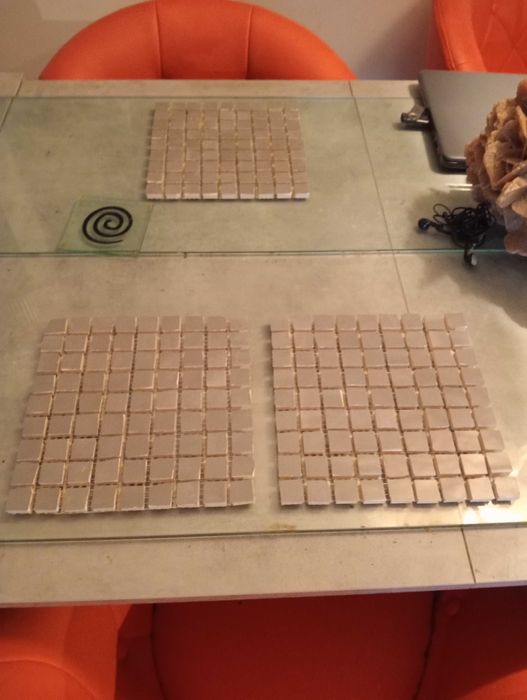 Bases em cerâmica efeito decorativo