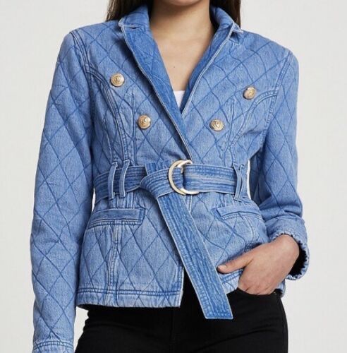 Стеганый джинсовый пиджак River Island( UK)