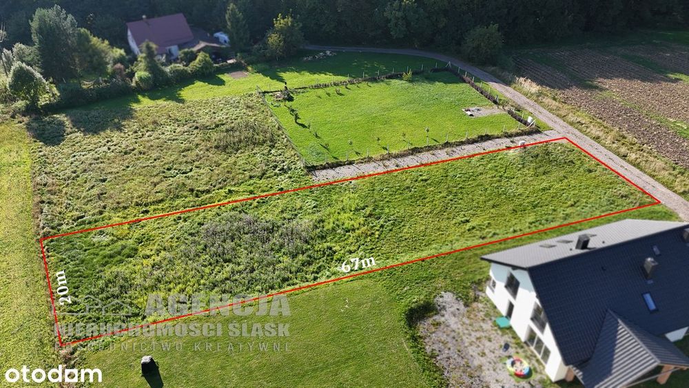 Ładna dz. Cz-Dz płd, nowe sieci. Widoki!