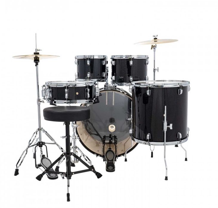 Ludwig Accent 20'' Fuse 5pc Drum Kit, Black Sparkle