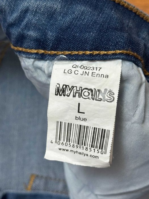 Spodnie jeansowe elastyczne rozdarciami jeansy stretch My Hailys L 40