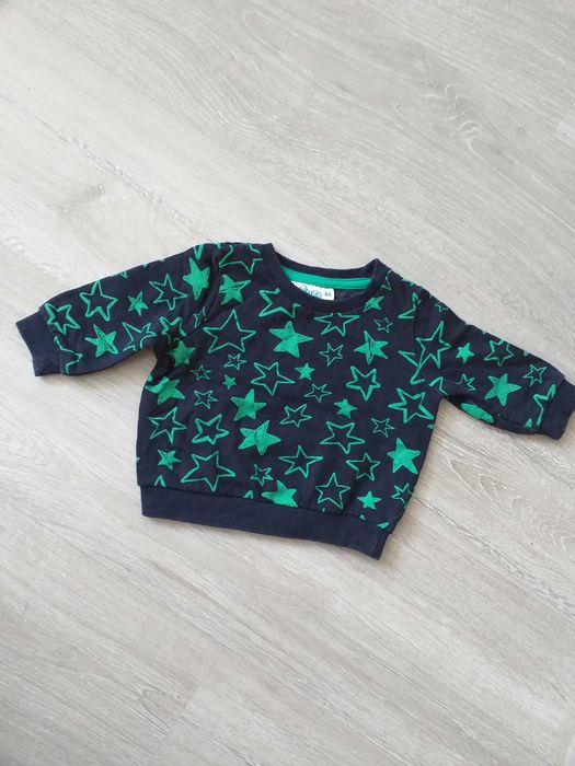 bluza bawełniana chłopięca stars 68