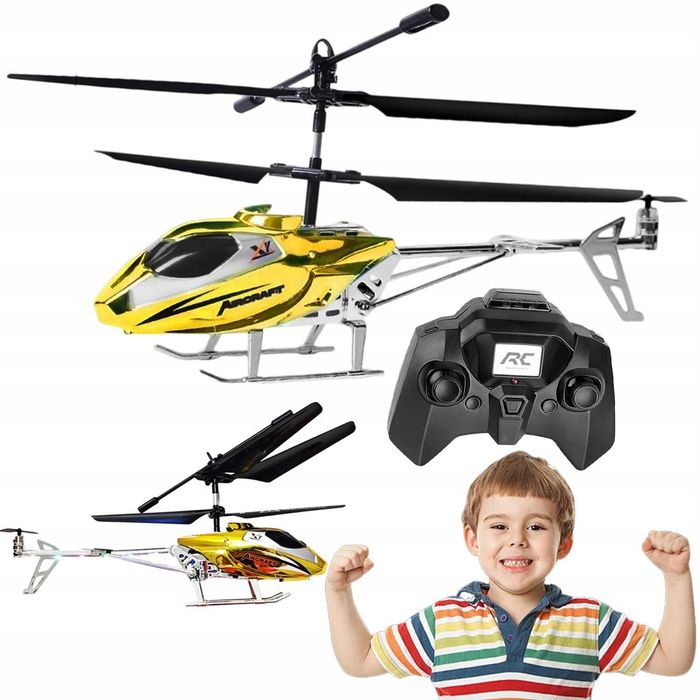 Helikopter Rc Śmigłowiec Zdalnie Sterowany Na Pilota Usb Led Prezent
