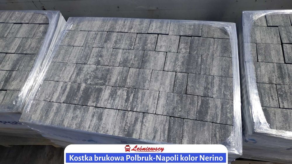 Kostka brukowa Polbruk-NAPOLI na podjazd/taras/schody gr.6cm transport